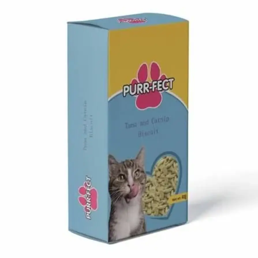Purrfect Tuna & Catnip Biscuit Cat Treat 80G